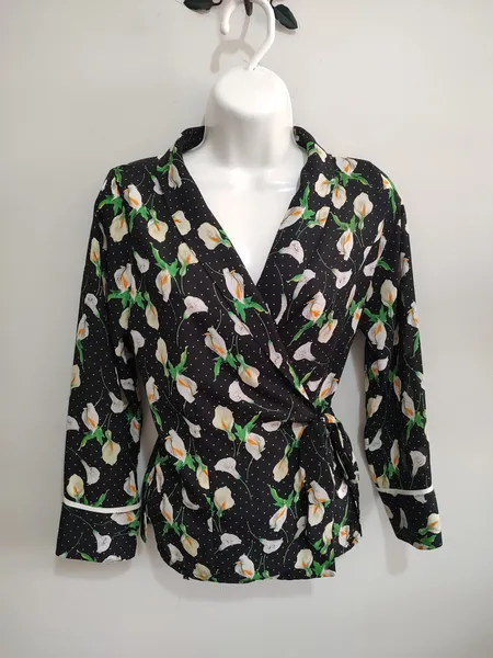 Camisa transpassada Gregory
