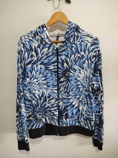 Jaqueta Floral azul