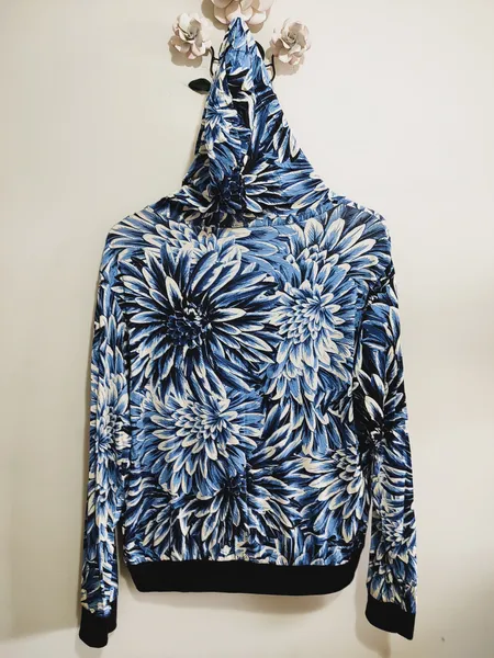 Jaqueta Floral azul