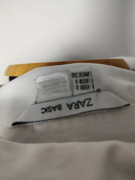 Camisa feminina Zara puro algodão