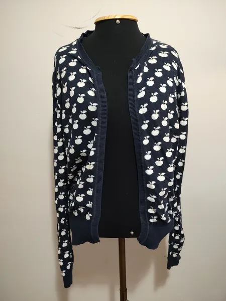 Cardigã feminino Memove maçãs