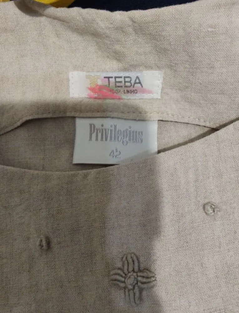 Blusa Privilégius puro linho Teba