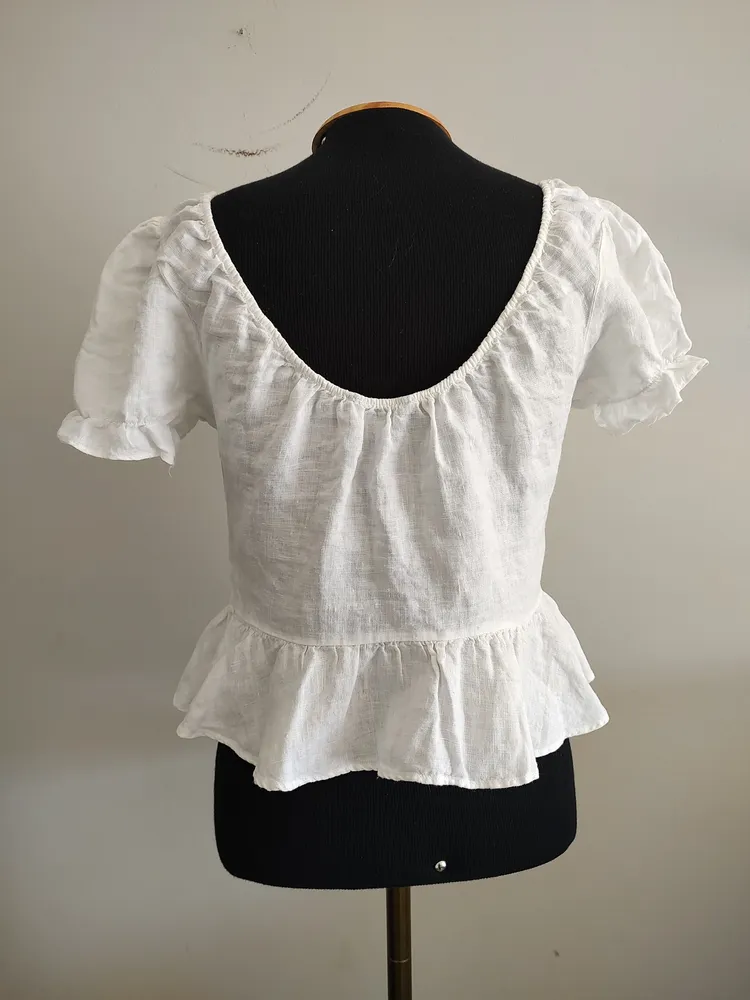Blusa puro Linho Zara
