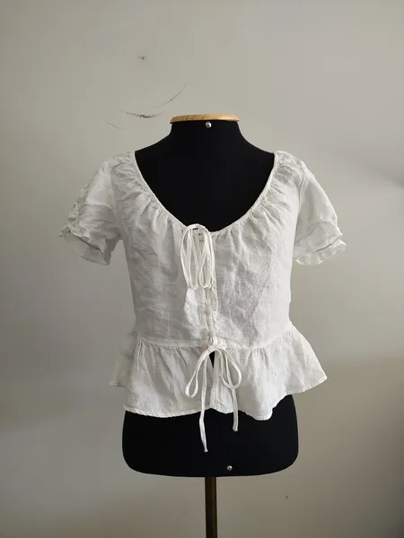 Blusa Zara puro linho