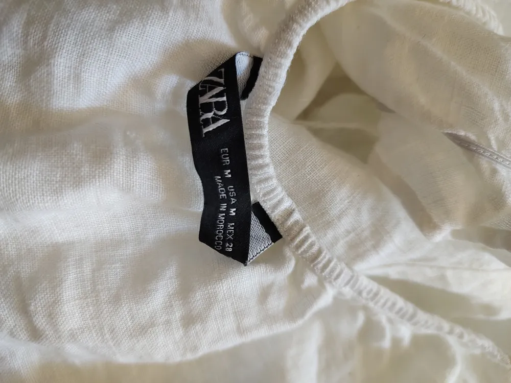 Blusa Zara puro linho