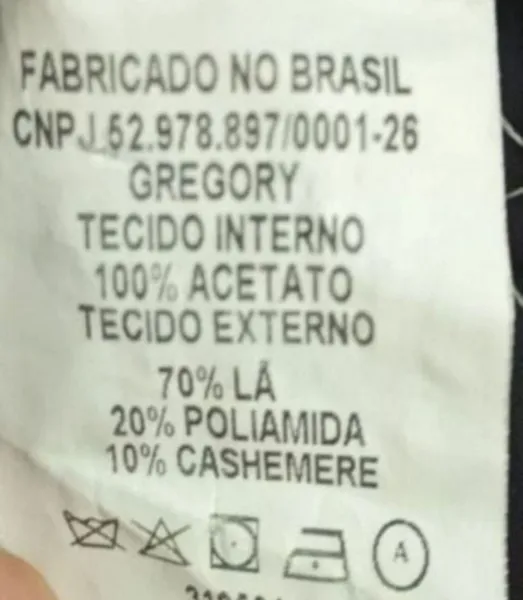 Casaco de lã batida feminino Gregory