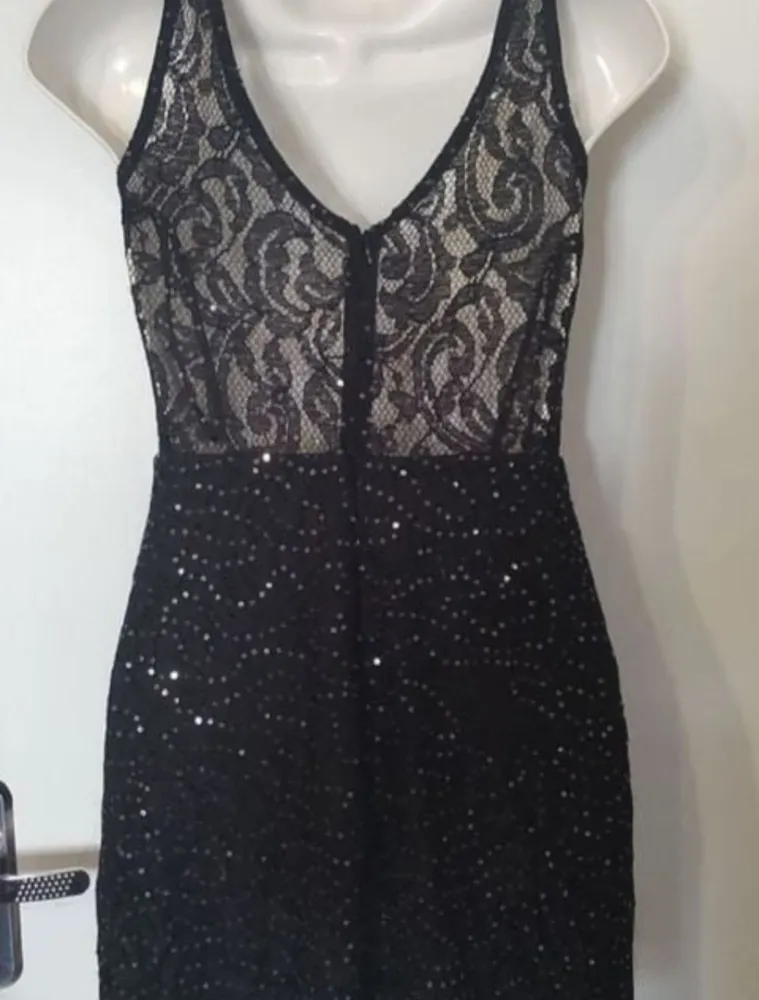 Vestido de festa com paetês Catarina Park