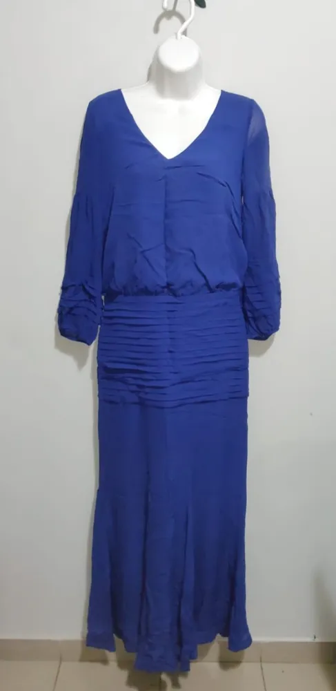 Vestido de festa pura seda Le Lis Blanc