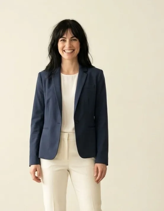 Blazer Amaro azul marinho