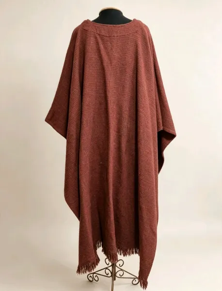 Poncho unissex vintage (anos 70/80)