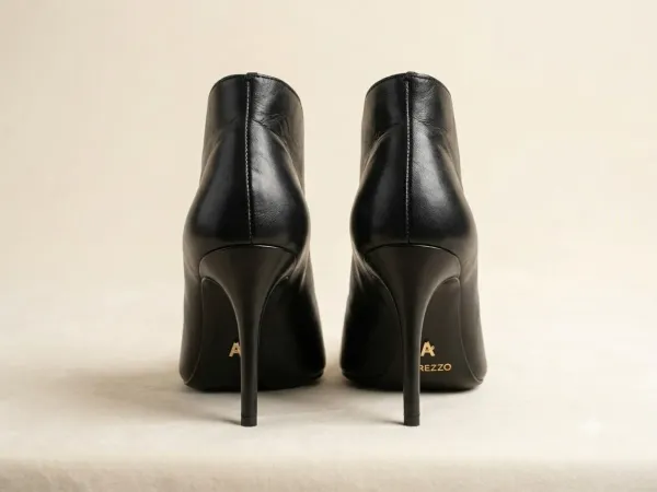 Bota Ankle Boot Arezzo em couro legítimo