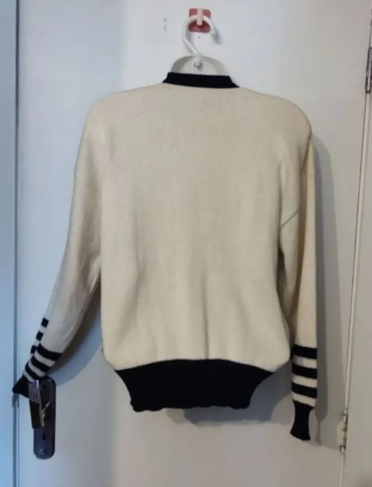 Cardigã vintage feminino