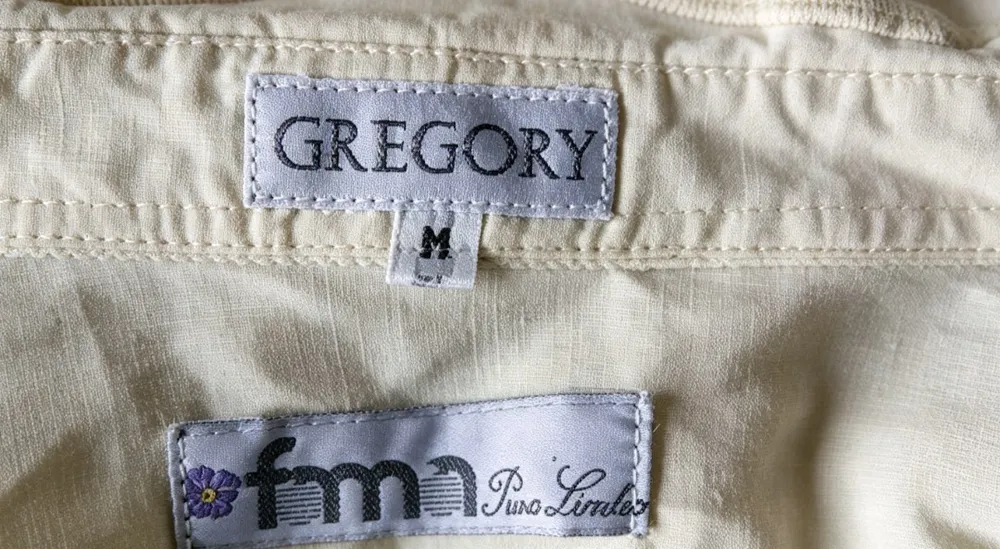 Camisa Vintage Gregory puro linho fama