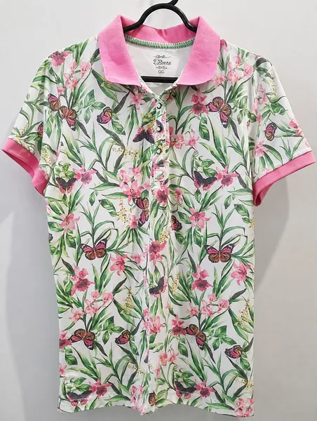 Camisa Polo Feminina  BASE puro algodão