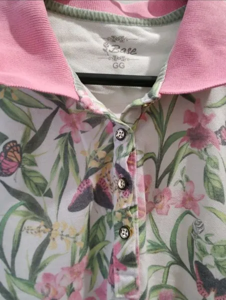 Camisa Polo Feminina  BASE puro algodão