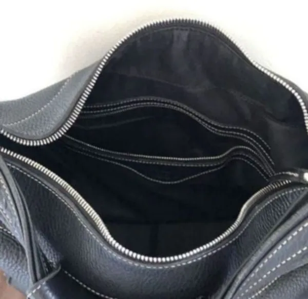 Bolsa vintage Tods original e en couro legítimo preto