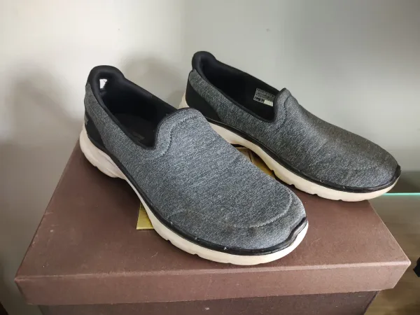 tênis  feminino skechers go walk 6 - grand horizon