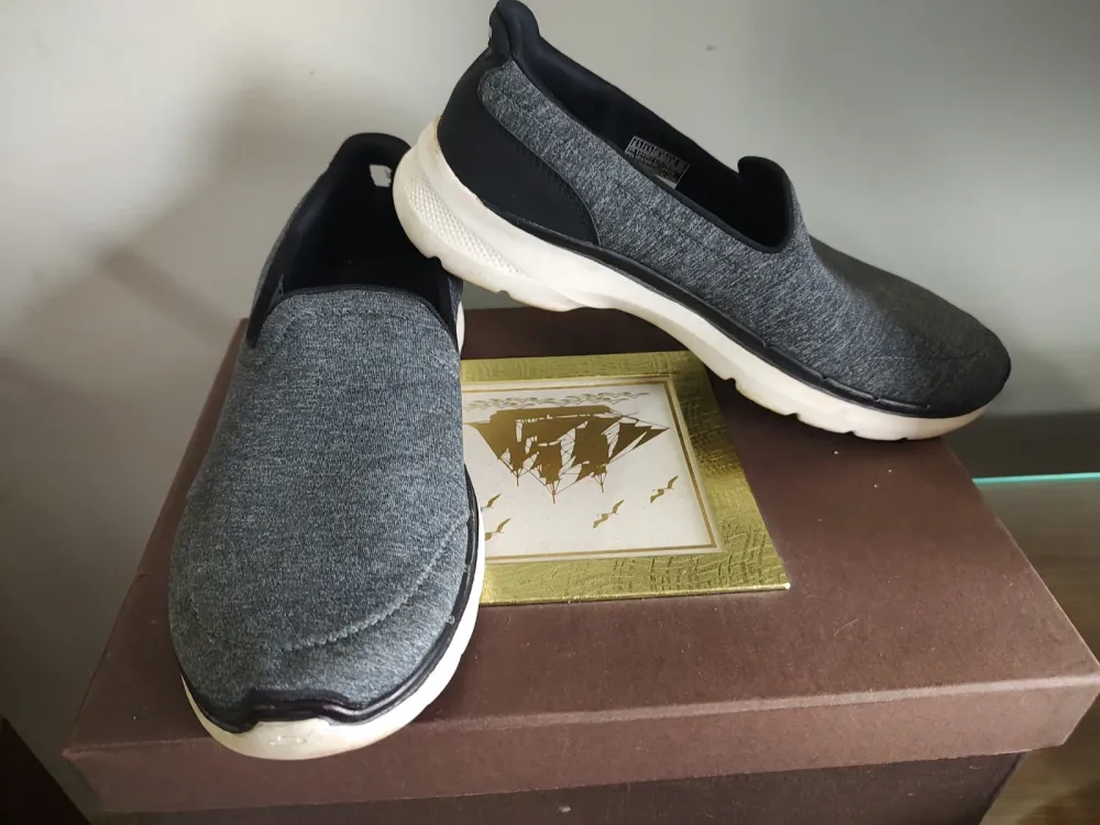 tênis  feminino skechers go walk 6 - grand horizon