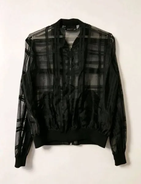 Jaqueta Bomber Zara Feminina em Organza Tam PP
