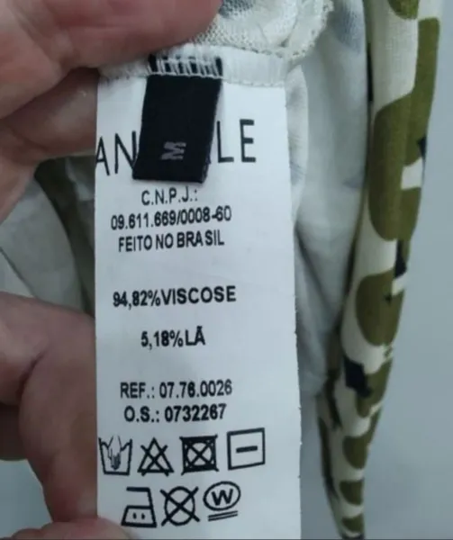 Vestido Animale com lã - original - Tam. M