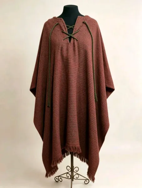 Poncho unissex vintage (anos 70/80)