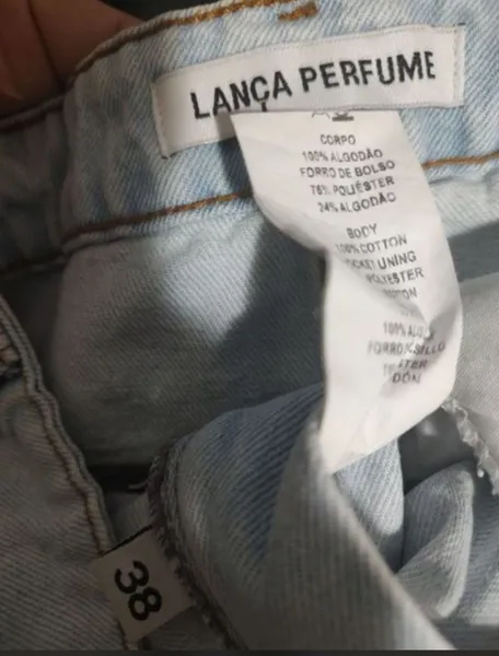 Calça mom Lança Perfume feminina tam 38