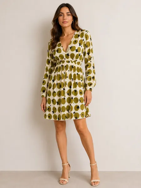 Vestido Animale com lã - Tam. M - Novo