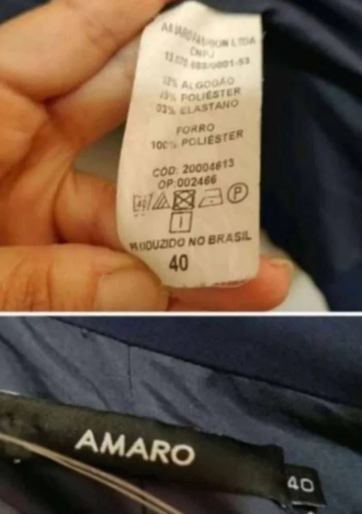 Blazer Amaro feminino em alfaiataria tam 40