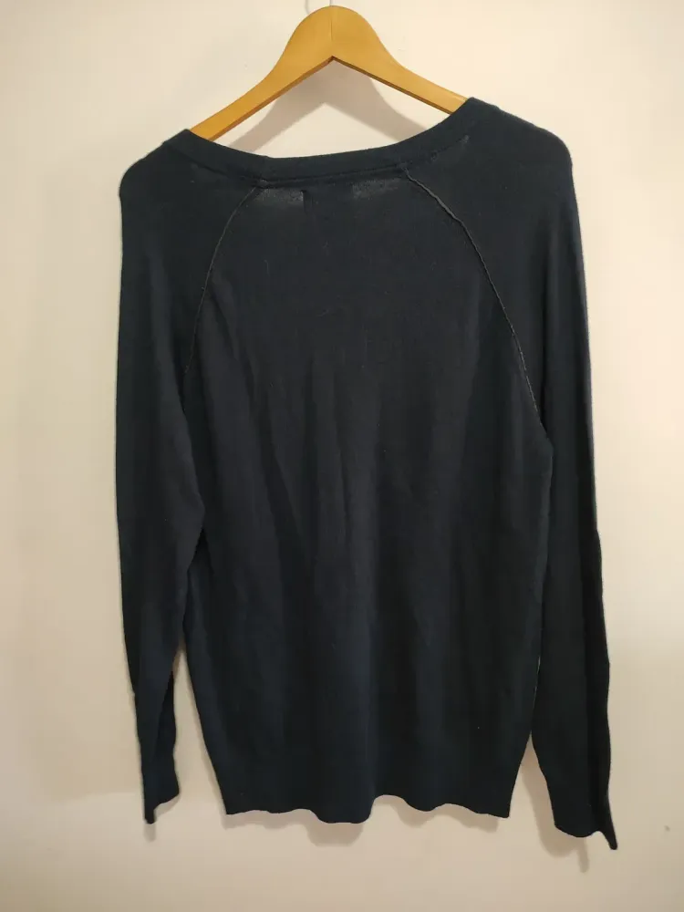 Cardigã masculino Zara - azul marinho - veste m/g