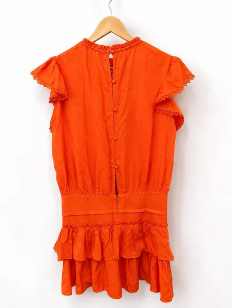 Vestido Curto Boho Other Girls Oona Laranja Tam P
