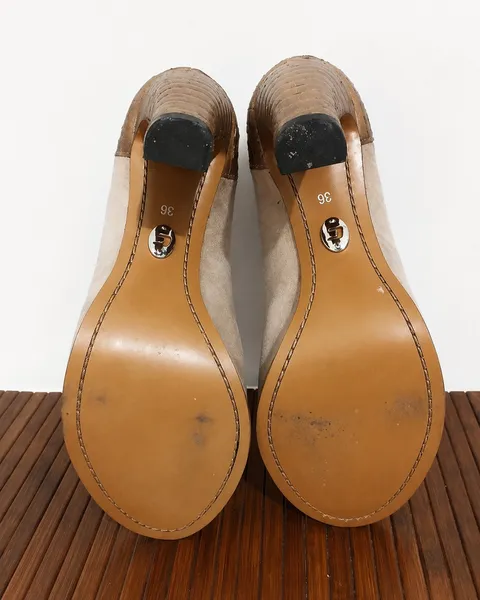 Peep Toe Carmim Tam 36 Salto 10cm