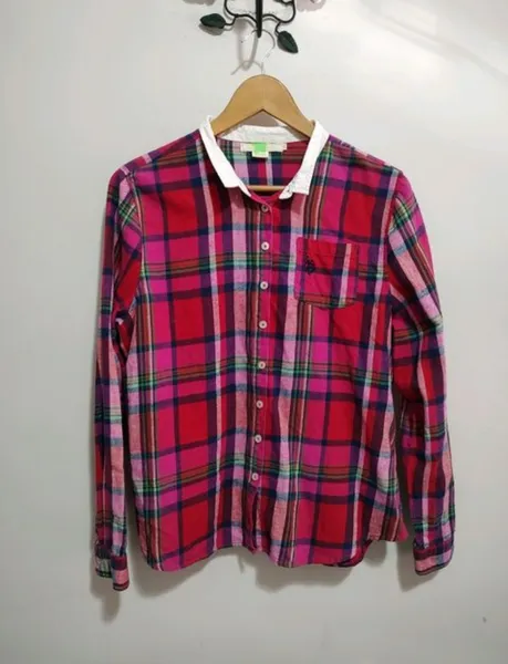 Camisa US Polo Assn Feminino Xadrez Tam G