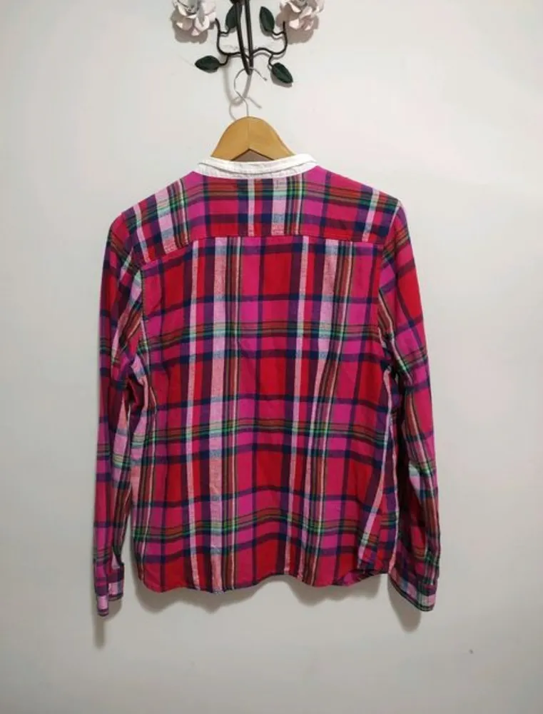 Camisa US Polo Assn Feminino Xadrez Tam G
