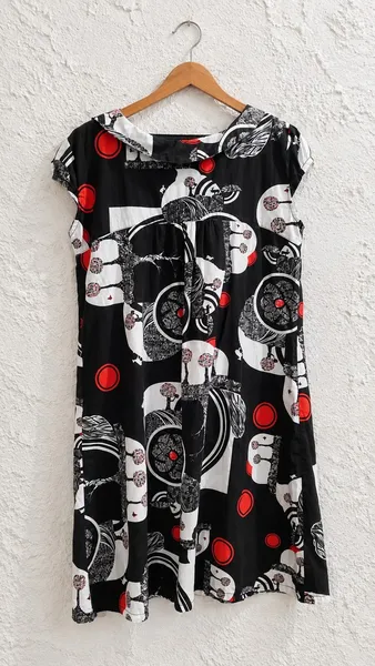 Vestido Hering novo puro algodão estampa de elefantes Tam P