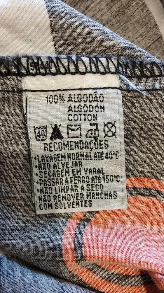 Vestido Hering novo puro algodão estampa de elefantes Tam P