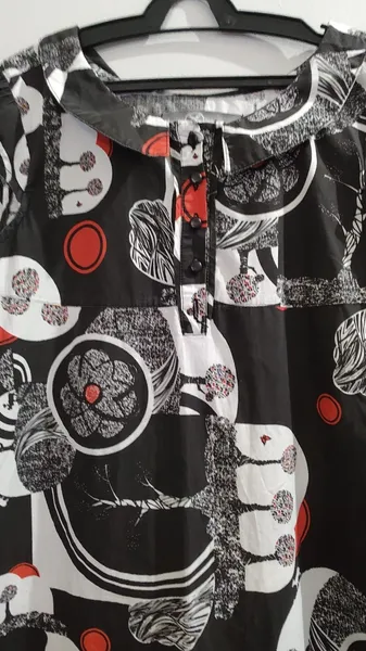 Vestido Hering novo puro algodão estampa de elefantes Tam P