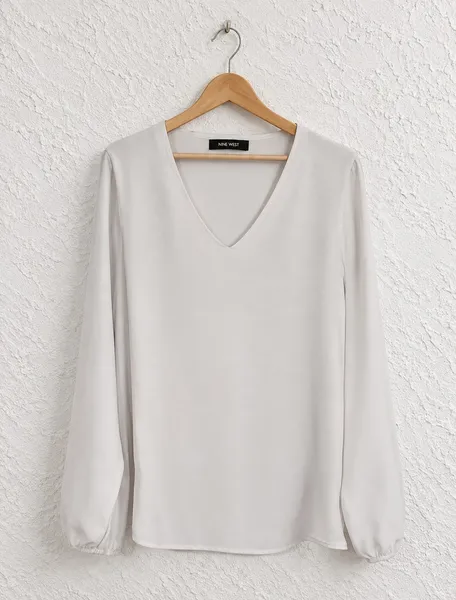 Blusa Feminina Nine West Tam. PP com Leve Transparência