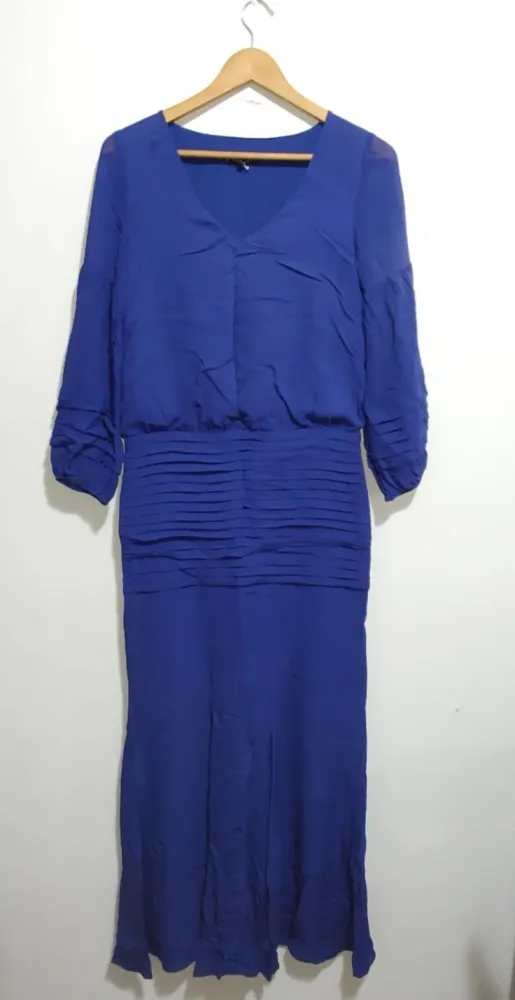 Vestido de festa pura seda Le Lis Blanc