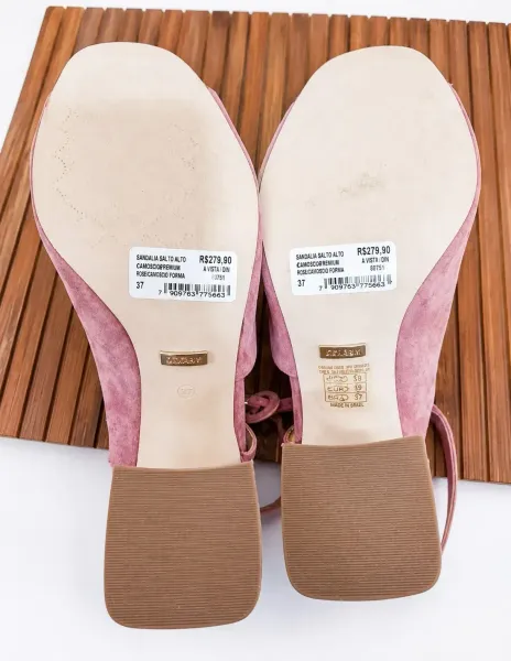 Sandália Nova Open Boot Arezzo em Nobuk tam 37