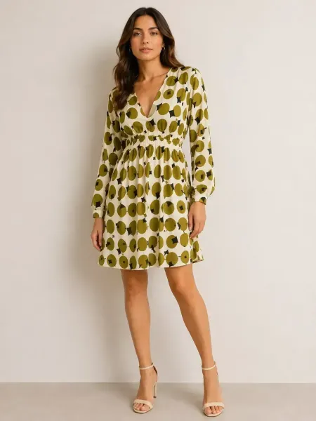 Vestido Animale com lã - Tam. M - Novo