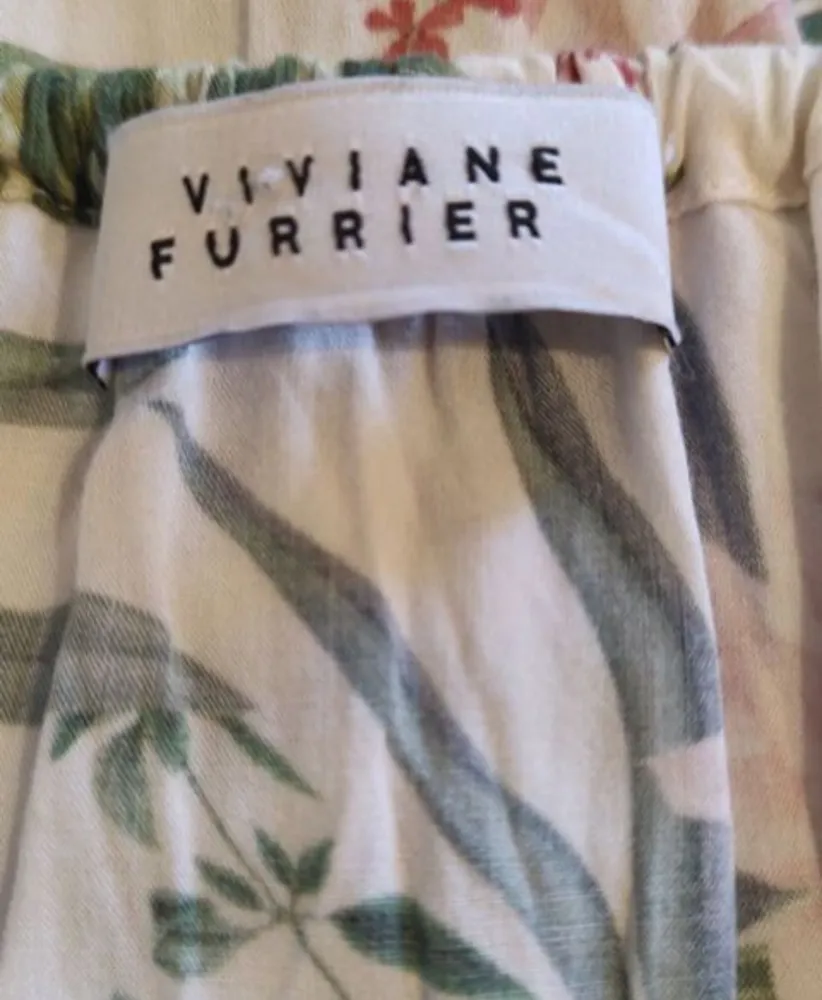 Vestido Viviane Furrier Longo Floral Tam. P