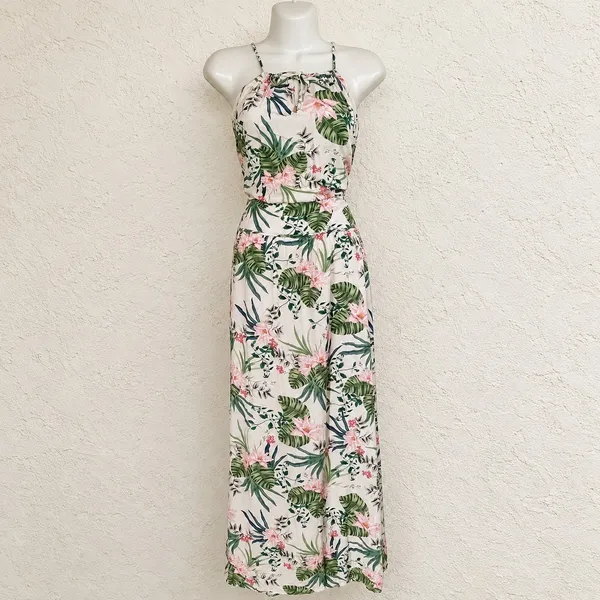 Vestido Viviane Furrier Longo Floral Tam. P