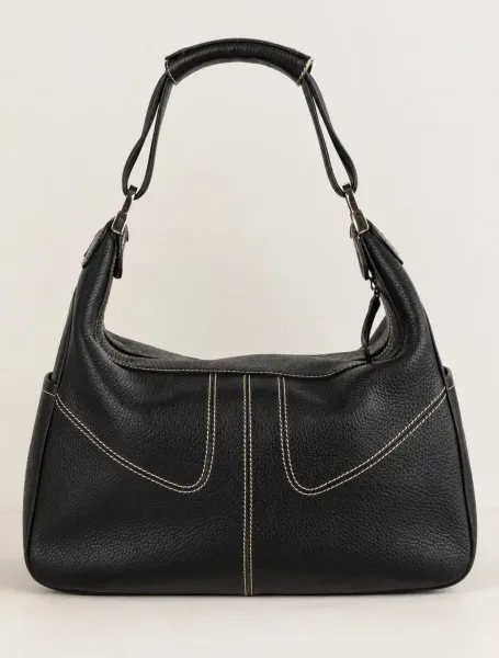 Bolsa Original Tods em couro legítimo preto