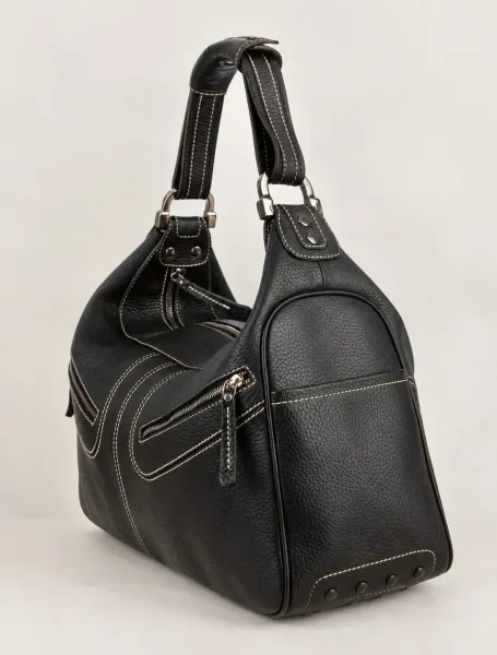 Bolsa Original Tods em couro legítimo preto