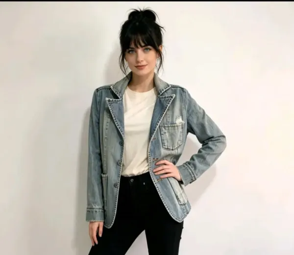 Blazer Jeans John John Feminino Tam. 38