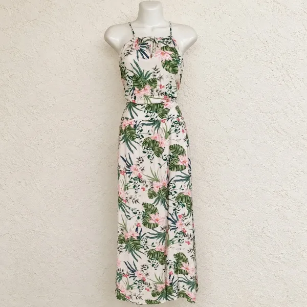 Vestido Viviane Furrier Longo Floral Tam. P
