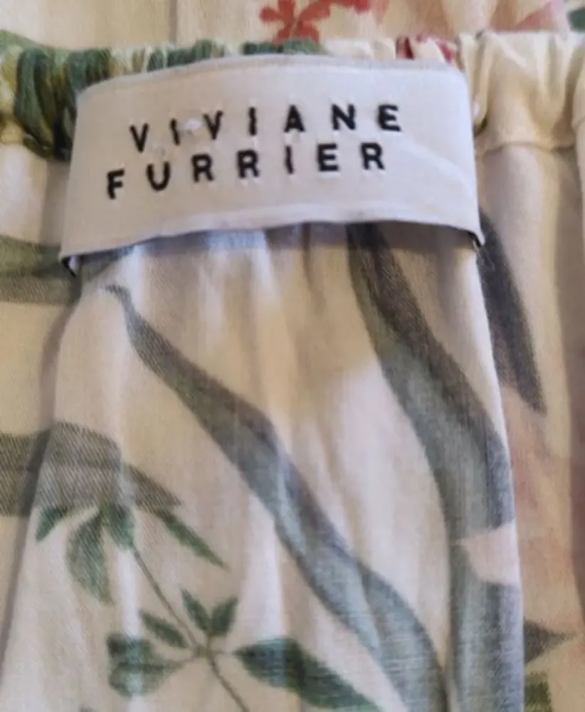 Vestido Viviane Furrier Longo Floral Tam. P