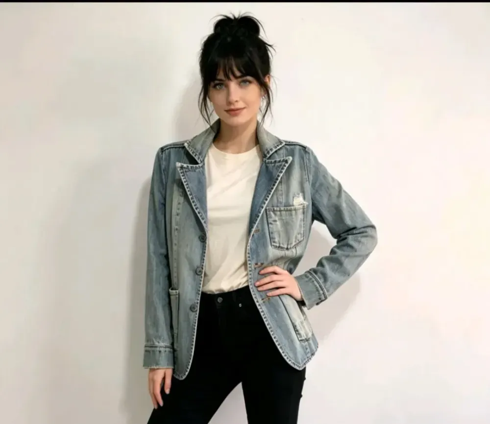 Blazer Jeans John John Feminino Tam. 38