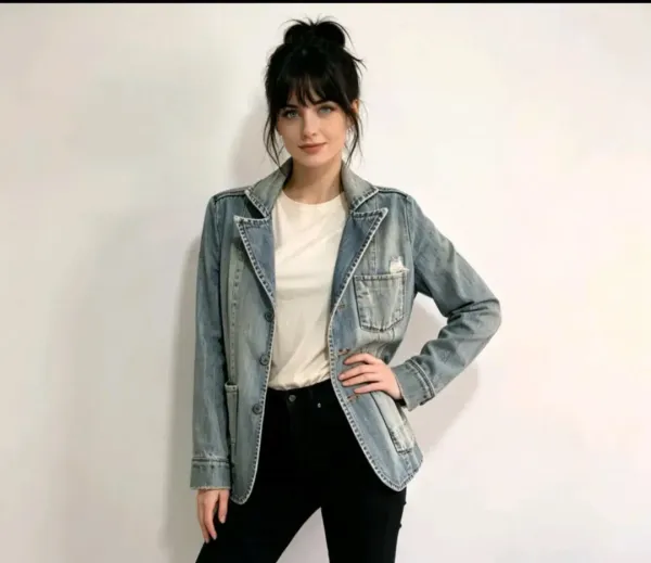 Blazer Jeans John John Feminino Tam. 38
