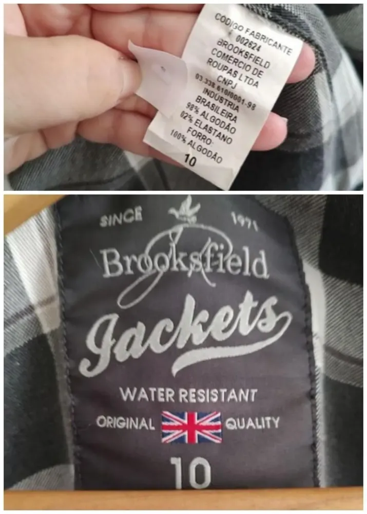Blazer resistente a água Brooksfield - tam. 10